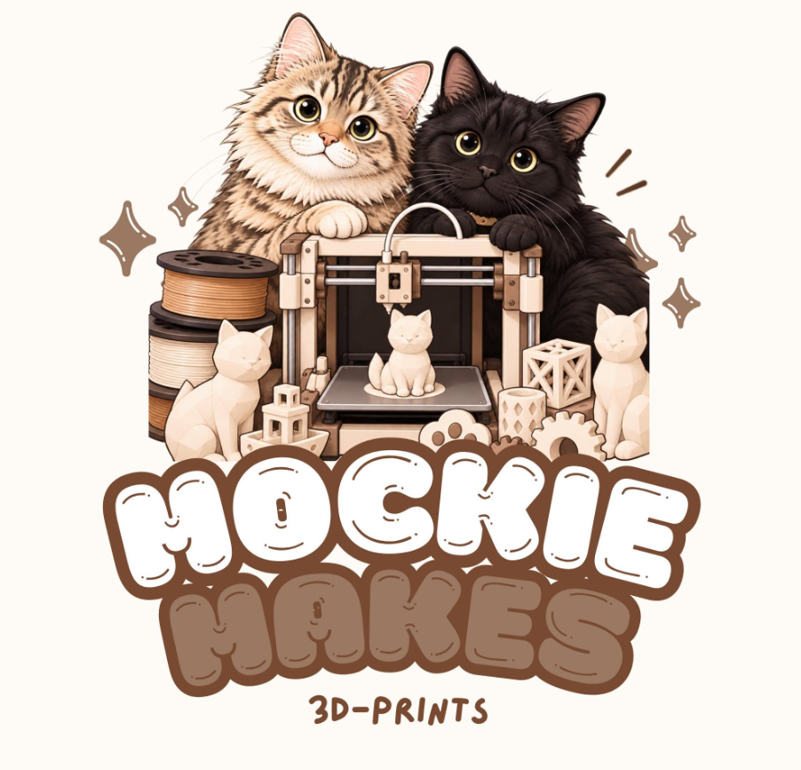 Mockie Makes: two cats with a 3D printer
